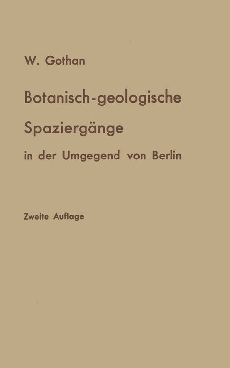 Produktbild: Botanisch-geologische Spazierg&auml;nge in der Umgegend von Berlin