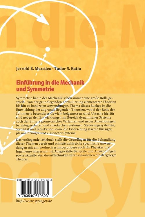 Produktbild: Einf&uuml;hrung in die Mechanik und Symmetrie