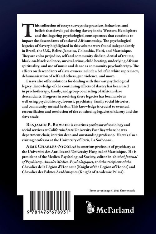 Produktbild: The Psychological Legacy of Slavery
