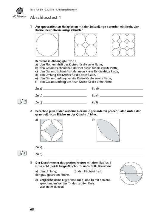 Produktbild: Fit in Test und Klassenarbeit &ndash; Mathematik 9./10. Klasse Gymnasium