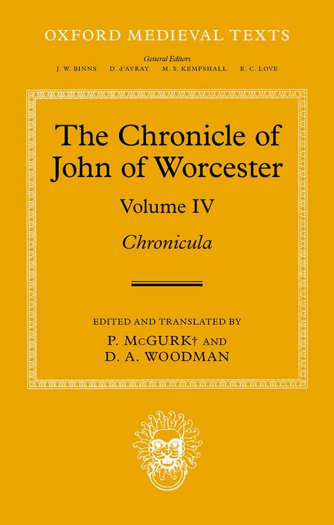 Produktbild: The Chronicle of John of Worcester