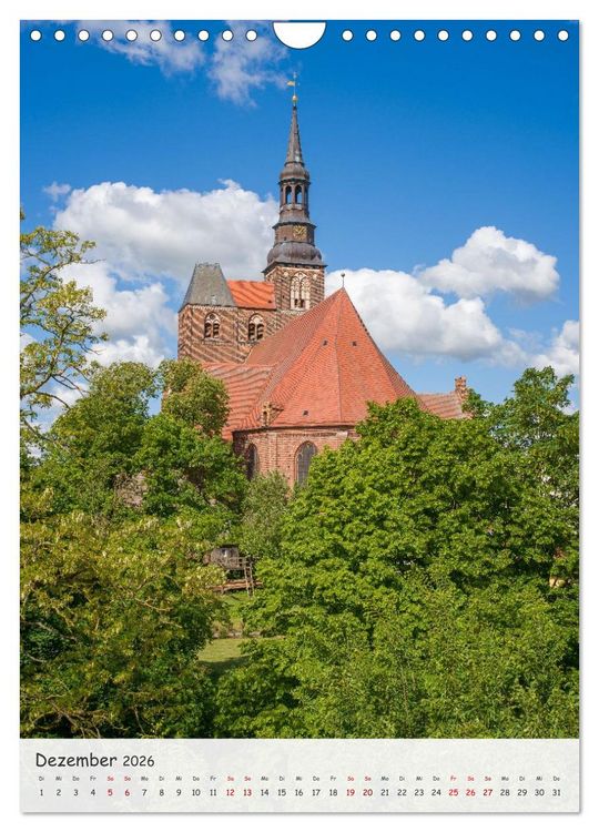 Produktbild: Tangerm&uuml;nde - Historische Altstadt an der Elbe (Wandkalender 2026 DIN A4 hoch), CALVENDO Monatskalender