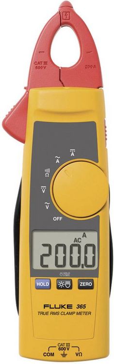 Produktbild: Fluke 365 Stromzange, Hand-Multimeter digital CAT III 600 V Anzeige (Counts): 2000