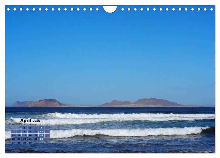 Produktbild: Lanzarote - Land der schwarzen Erde (Wandkalender 2026 DIN A4 quer), CALVENDO Monatskalender