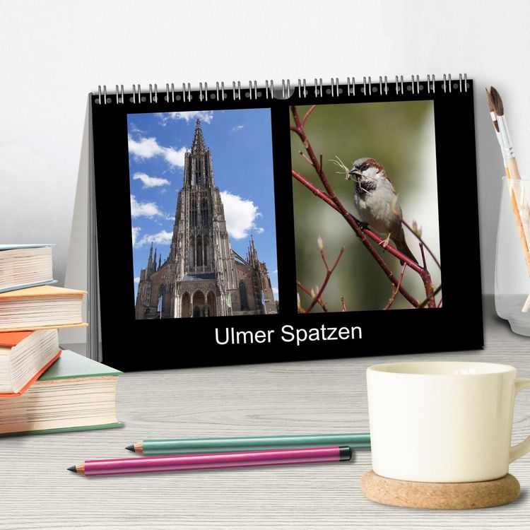 Produktbild: Ulmer Spatzen (Tischkalender 2026 DIN A5 quer), CALVENDO Monatskalender