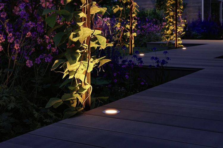 Produktbild: Paulmann P+S Floor insect friendly 94721 Beleuchtungssystem Plug & Shine LED-Gartenstrahler-Erweiterung LED 2 W Gold Silber