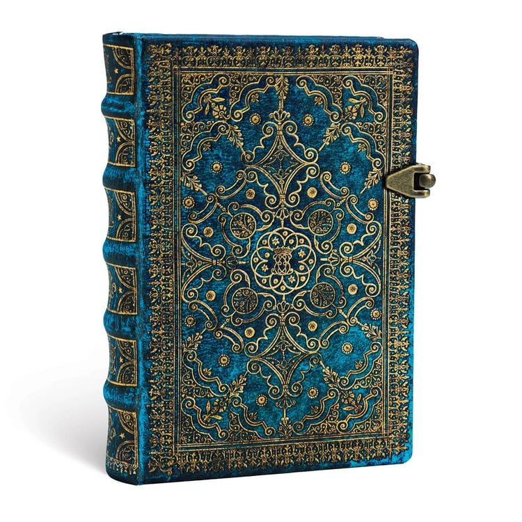 Produktbild: Hardcover Notizbuch Azurblau, Mini, Liniert