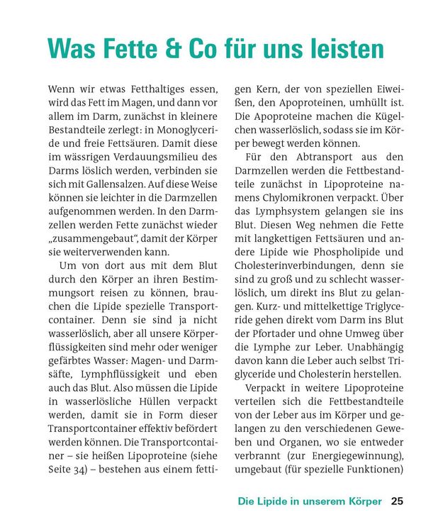 Produktbild: Fette und Fetts&auml;uren