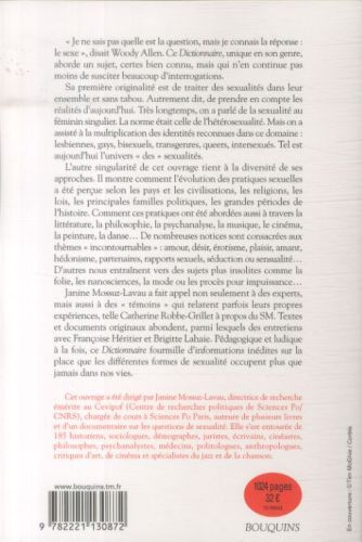 Produktbild: Dictionnaire des sexualit&eacute;s