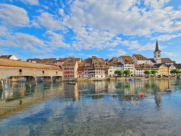 Produktbild: CALVENDO Puzzle Gailingen am Hochrhein | 1000 Teile Lege-Gr&ouml;&szlig;e 64x48cm Foto-Puzzle f&uuml;r gl&uuml;ckliche Stunden