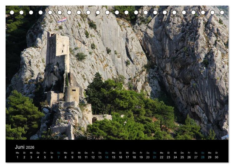 Produktbild: Kroatien (Tischkalender 2026 DIN A5 quer), CALVENDO Monatskalender