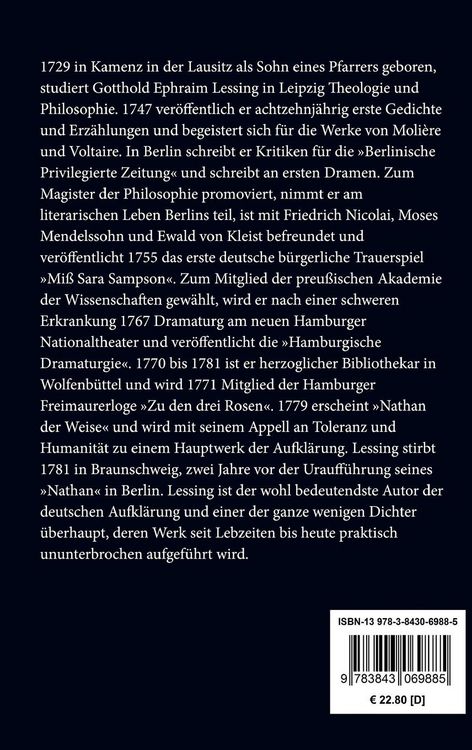 Produktbild: Minna von Barnhelm, oder das Soldatengl&uuml;ck