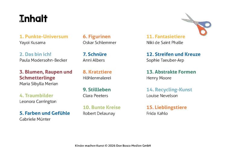 Produktbild: Kinder machen Kunst. Malen und Basteln inspiriert von bekannten Kunstwerken