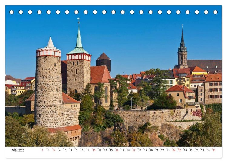 Produktbild: Sachsen (Tischkalender 2026 DIN A5 quer), CALVENDO Monatskalender