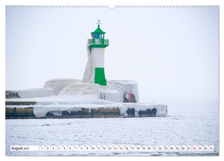 Produktbild: Die Ostsee im Winter (Wandkalender 2027 DIN A2 quer), CALVENDO Monatskalender
