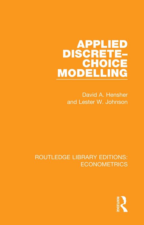 Produktbild: Applied Discrete-Choice Modelling