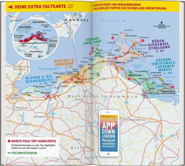 Produktbild: MARCO POLO Reisef&uuml;hrer Ostseek&uuml;ste, Mecklenburg-Vorpommern