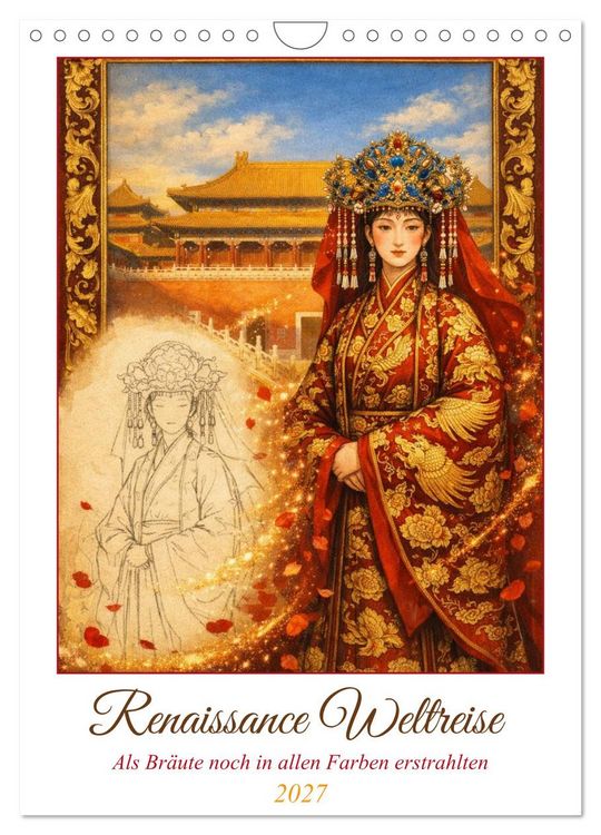 Produktbild: Renaissance Weltreise (Wandkalender 2027 DIN A4 hoch), CALVENDO Monatskalender