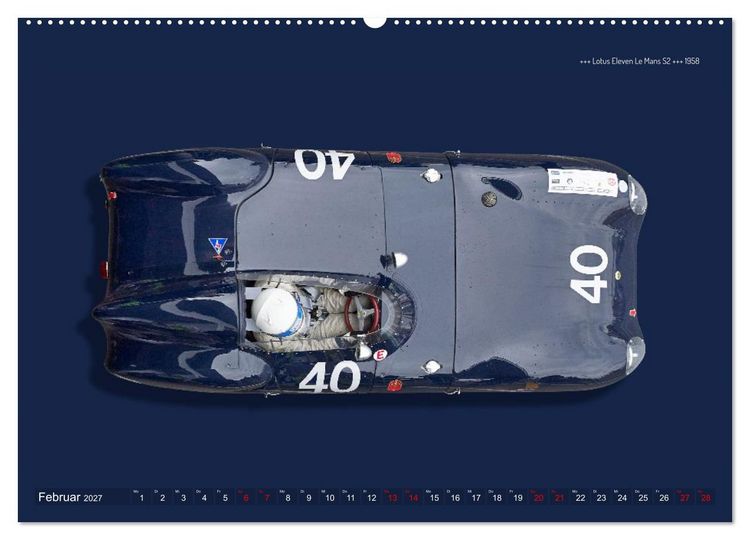 Produktbild: Two-Seater Racing Cars 1950-1960 (hochwertiger Premium Wandkalender 2027 DIN A2 quer), Kunstdruck in Hochglanz