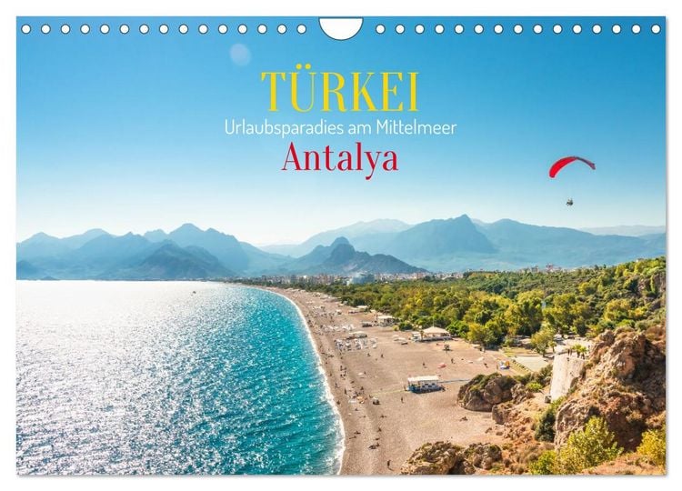 Produktbild: T&uuml;rkei, Antalya: Urlaubsparadies am Mittelmeer (Wandkalender 2026 DIN A4 quer), CALVENDO Monatskalender