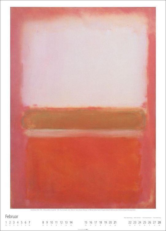 Produktbild: Mark Rothko Kalender 2027