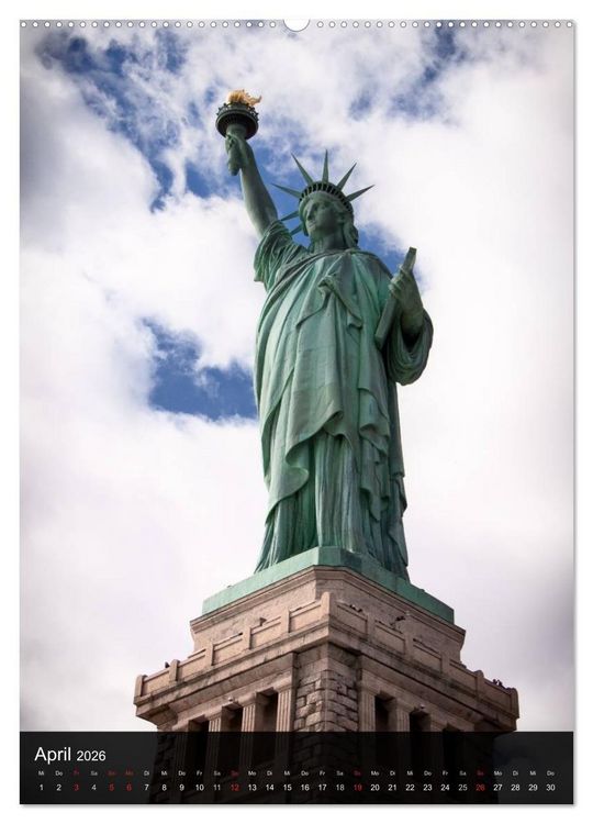 Produktbild: New York (Wandkalender 2026 DIN A2 hoch), CALVENDO Monatskalender