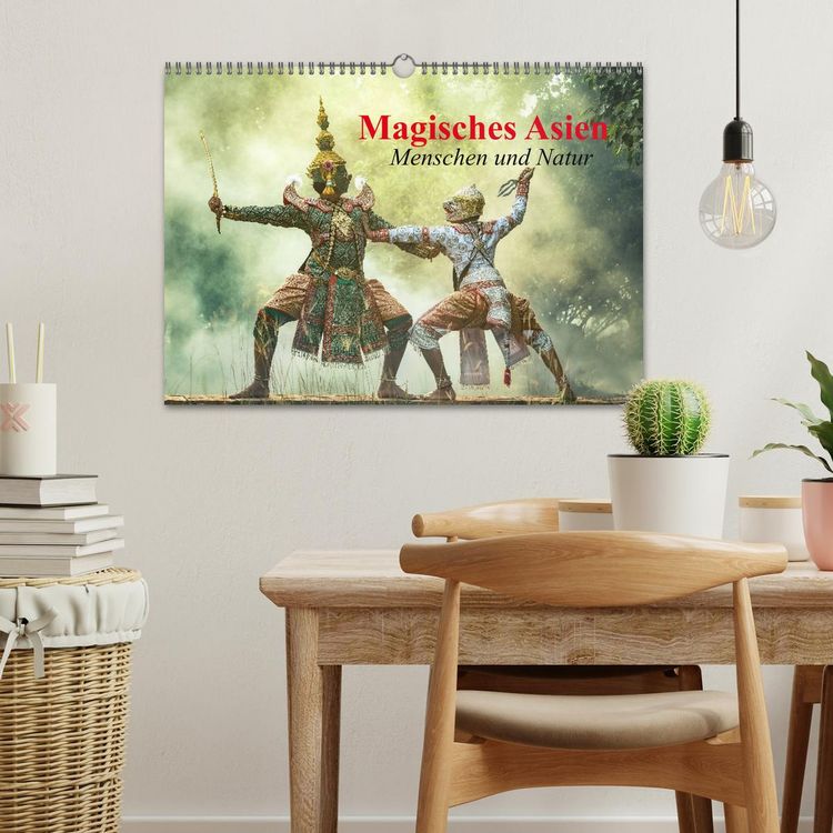 Produktbild: Magisches Asien. Menschen und Natur (Wandkalender 2026 DIN A3 quer), CALVENDO Monatskalender
