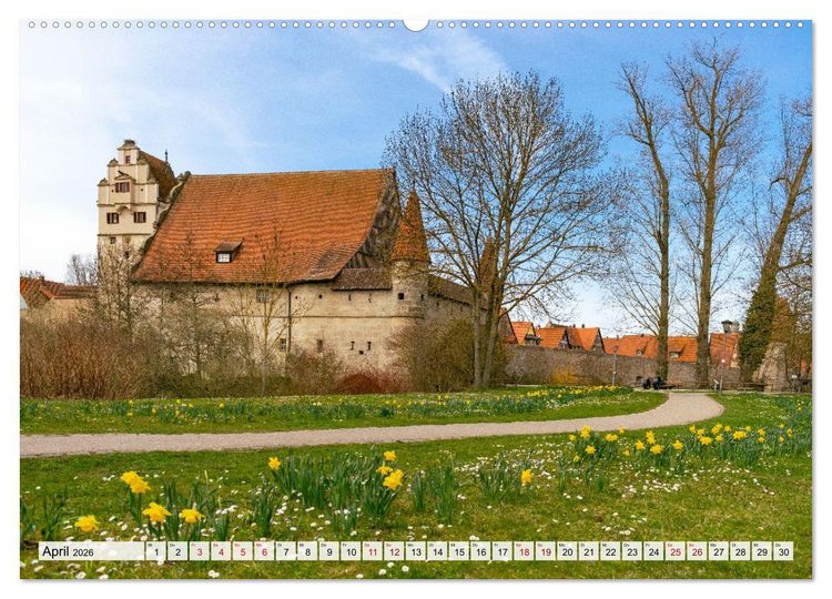 Produktbild: Ein Spaziergang durch Dinkelsb&uuml;hl (Wandkalender 2026 DIN A2 quer), CALVENDO Monatskalender