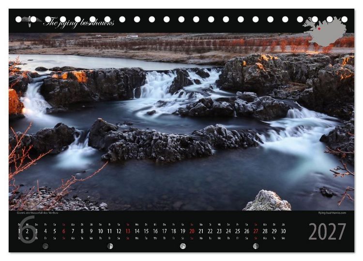 Produktbild: Island Blickwinkel 2027 (Tischkalender 2027 DIN A5 quer), CALVENDO Monatskalender