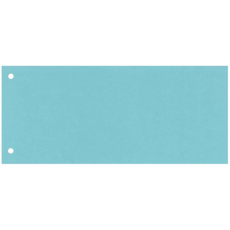 Produktbild: Q-Connect KF00512 Trennstreifen 190 g/qm Karton - blau, 100 St&uuml;ck