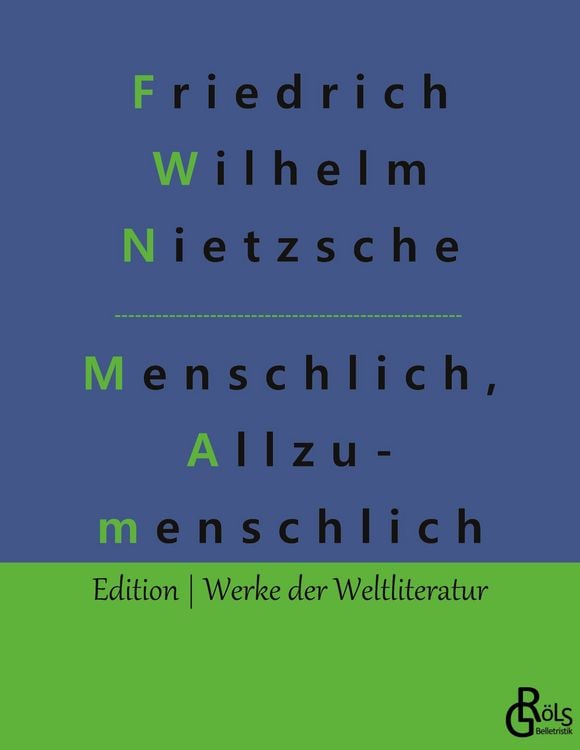 Produktbild: Menschliches, Allzumenschliches