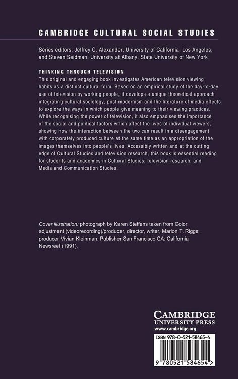 Produktbild: Thinking through Television