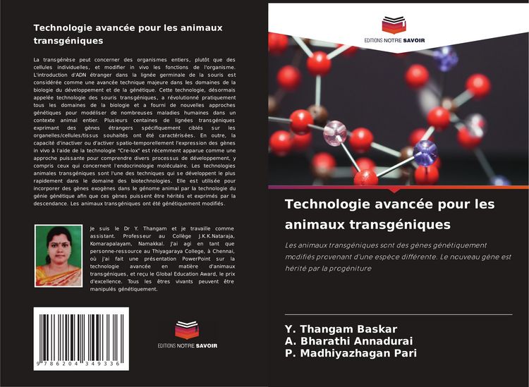 Produktbild: Technologie avanc&eacute;e pour les animaux transg&eacute;niques