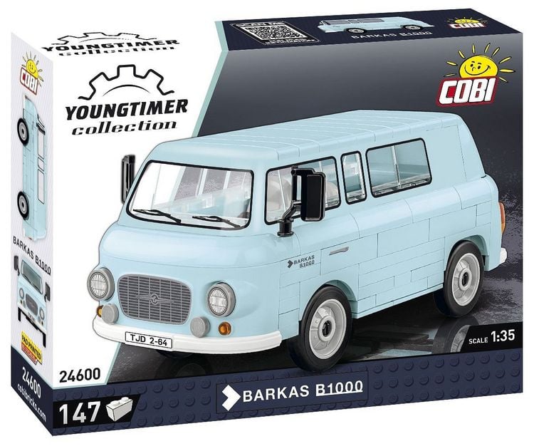 Produktbild: COBI Youngtimer 24600 - Barkas B1000, Bausatz 1:35, 147 Klemmbausteine
