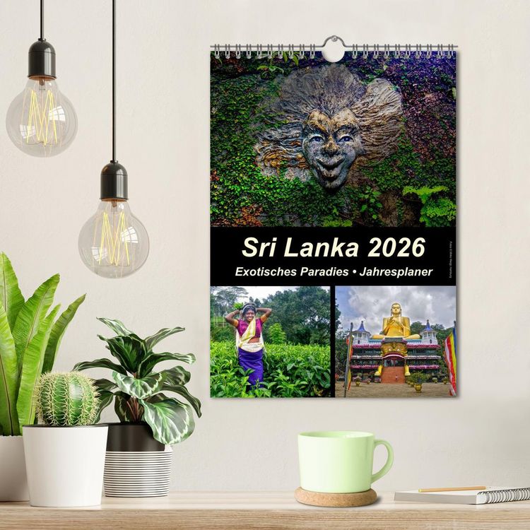 Produktbild: Sri Lanka 2026 - Exotisches Paradies - Jahresplaner (Wandkalender 2026 DIN A4 hoch), CALVENDO Monatskalender