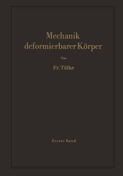 Produktbild: Mechanik deformierbarer K&ouml;rper