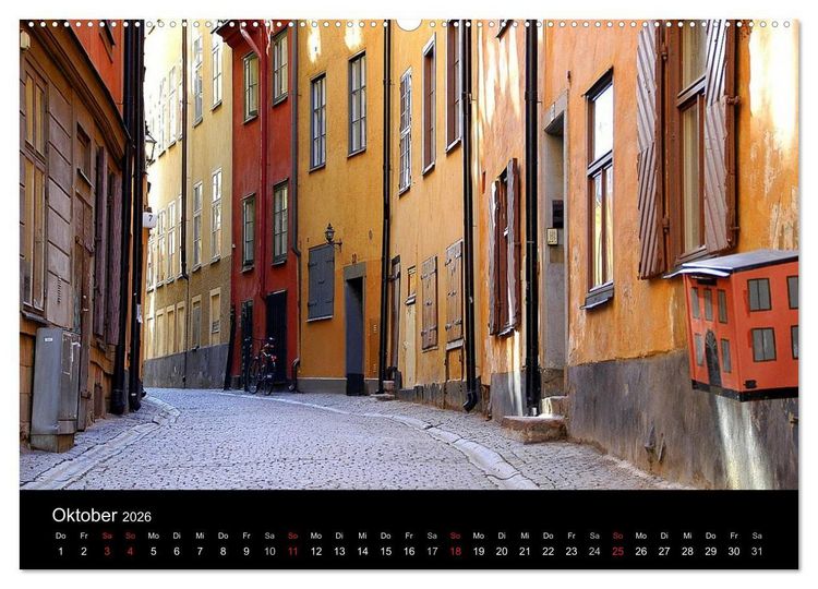 Produktbild: Sommer in Stockholm 2026 (Wandkalender 2026 DIN A2 quer), CALVENDO Monatskalender