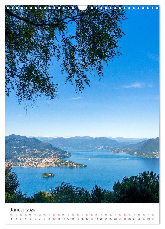 Produktbild: Lago Maggiore - Atemberaubende Landschaften (Wandkalender 2026 DIN A3 hoch), CALVENDO Monatskalender