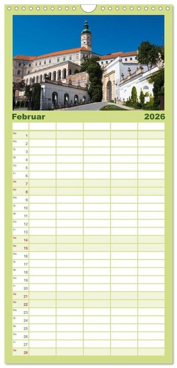 Produktbild: Familienplaner 2026 - Tschechien - Eine Reise durch ein wundersch&ouml;nes Land mit 5 Spalten (Wandkalender, 21 x 45 cm) CALVENDO