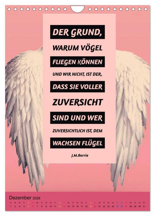 Produktbild: Aktiviere Deine Motivation Weisheiten und Spr&uuml;che (Wandkalender 2026 DIN A4 hoch), CALVENDO Monatskalender