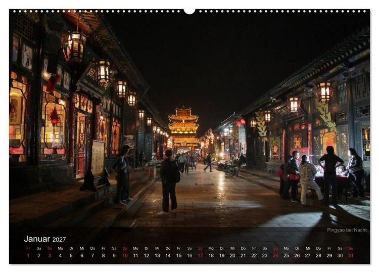 Produktbild: Erlebe China (Wandkalender 2027 DIN A2 quer), CALVENDO Monatskalender