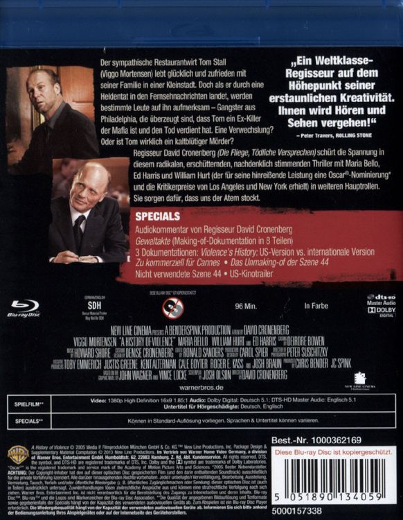 Produktbild: A History Of Violence