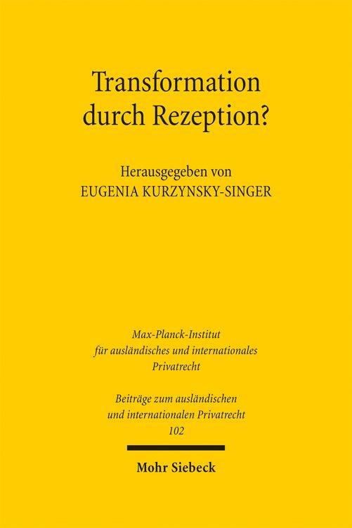 Produktbild: Transformation durch Rezeption?