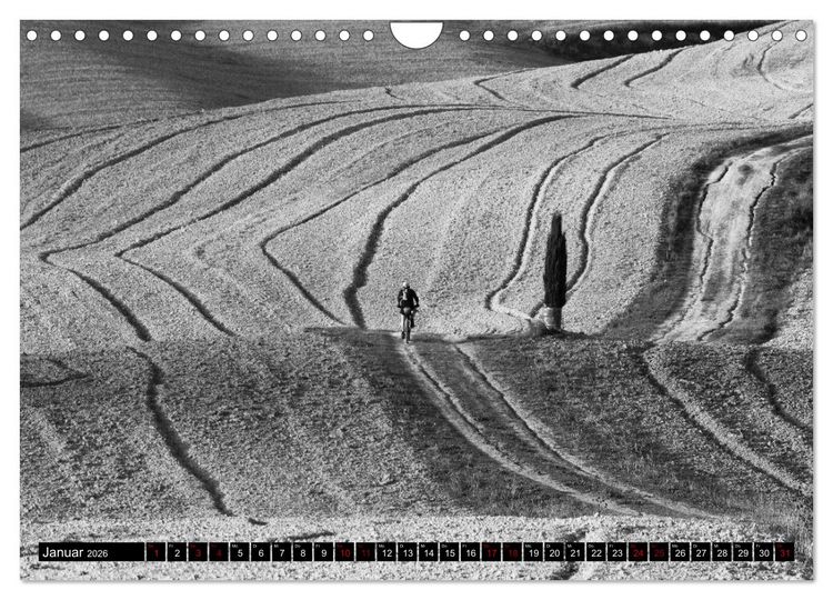 Produktbild: Toscana - monocromatico (Wandkalender 2026 DIN A4 quer), CALVENDO Monatskalender