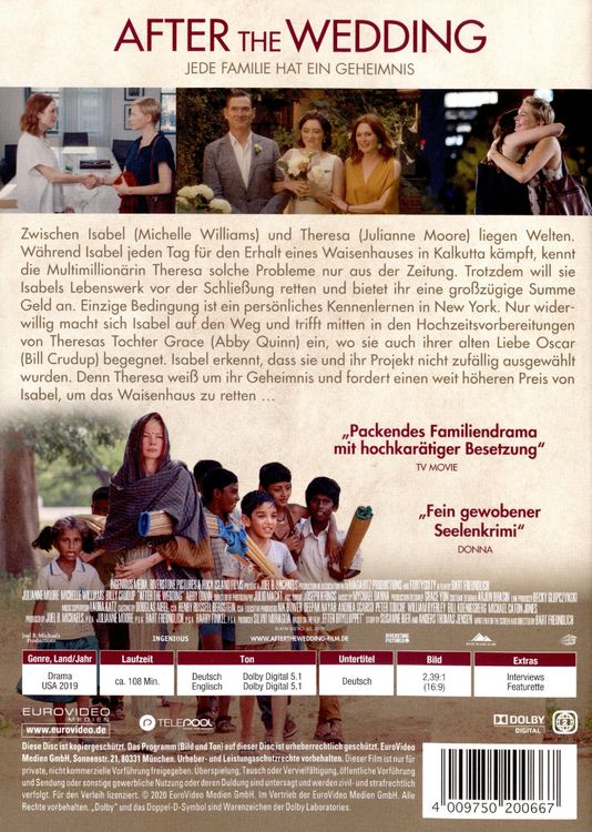 Produktbild: After the Wedding - Jede Familie hat ihr Geheimnis