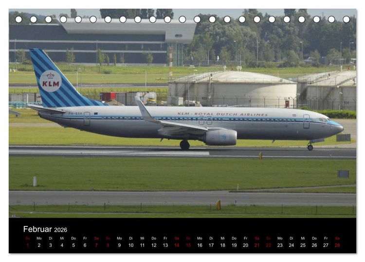 Produktbild: Im alten Glanz: Flugzeuge in Retro Livery (Tischkalender 2026 DIN A5 quer), CALVENDO Monatskalender