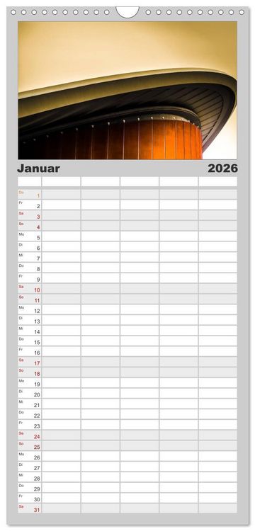 Produktbild: Familienplaner 2026 - berlin specials mit 5 Spalten (Wandkalender, 21 x 45 cm) CALVENDO