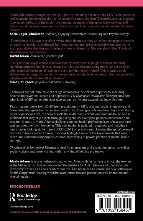 Produktbild: The Myth of the Untroubled Therapist