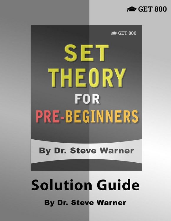 Produktbild: Set Theory for Pre-Beginners - Solution Guide
