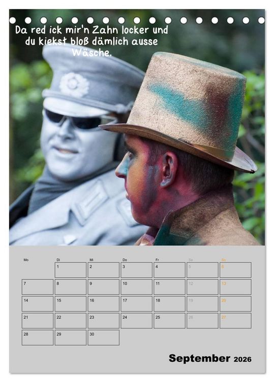 Produktbild: Berliner Stra&szlig;enfoto Kalender 2026 (Tischkalender 2026 DIN A5 hoch), CALVENDO Monatskalender